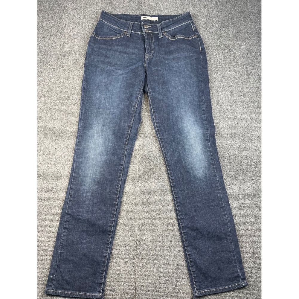 Levi's 529 Curvy Skinny Leg Jeans Dark Wash Women's Size 8M W29 L32 Black‎ Tag